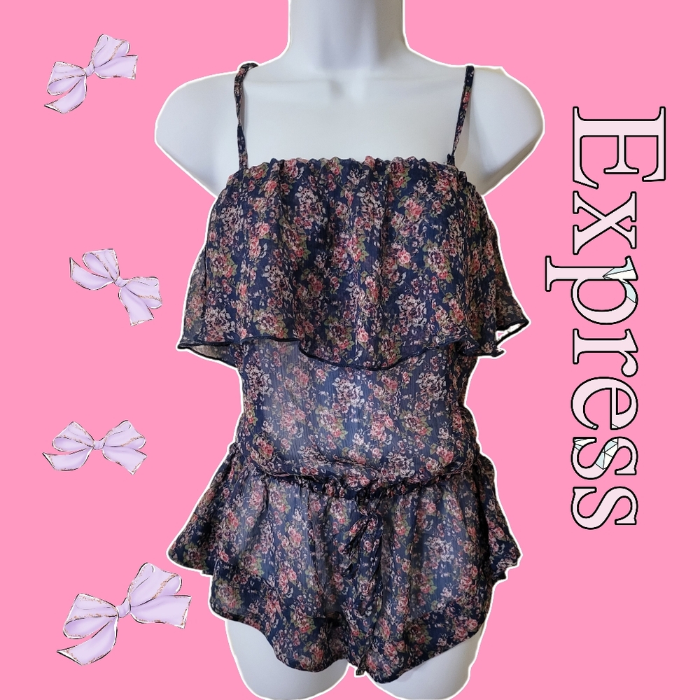 Whimsical Fairy Floral Tank Top